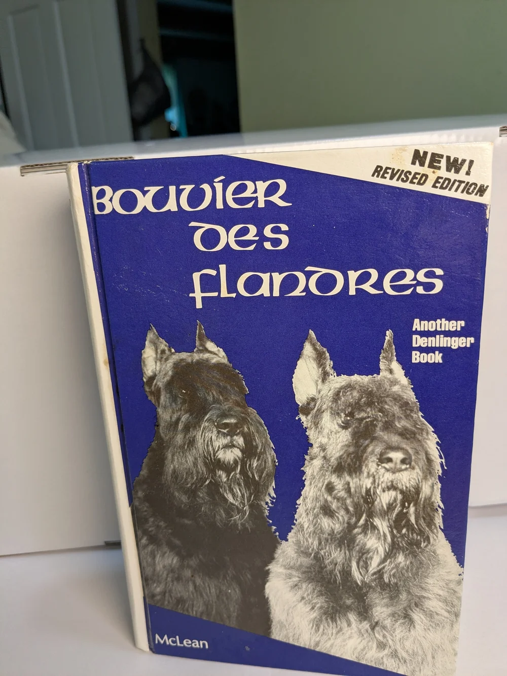 Bouvier des Flandres Book - by McLean. Signed